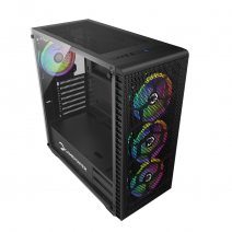 GAMEPOWER HORIZON RGB GAMING KASA MESH PANEL 550W