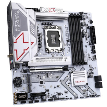 COLORFUL BATTLE-AX B860M-WHITE WIFI 6 V20 DDR5 7600M
