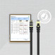 UNITEK CAT7 PATCH KABLO 1MT FLAT 10GBPS (C1897BK-1M)