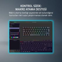 GAMEPOWER LYRA RGB 60M KLAVYE MEKANIK BLUE SW BEYAZ