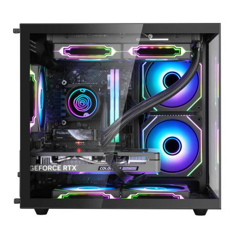 SEGOTEP Brave W1 Siyah 650W 80+ Midi Tower Kasa  (ARGB Fan)