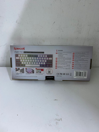 REDRAGON FIZZ PRO RGB WHITE KLAVYE K616-RG(OUTLET)