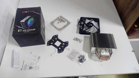 120MM E1 AIR COOLER ARGB BLACK BFA-E1-C412(OUTLET)