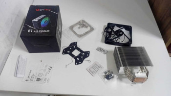 120MM E1 AIR COOLER ARGB BLACK BFA-E1-C412(OUTLET)