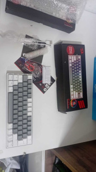 REDRAGON FIZZ PRO RGB GRİ BEYAZ KLAVYE K61(OUTLET)