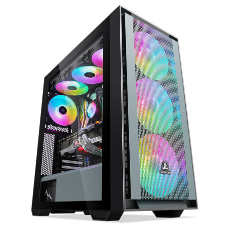 SEGOTEP Gank 360 Siyah 750W 80+ Bronze PCIE 5.1 Full Tower Kasa (ARGB Fan)