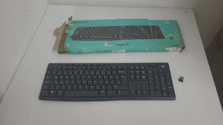 LOGITECH K270 KABLOSUZ KLAVYE USB SİYAH 92(OUTLET)