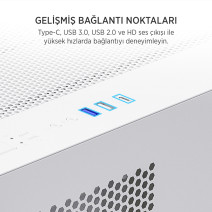 JAMES DONKEY STARK S700 750W BEYAZ GAMING KASA