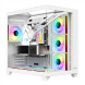 GAMEPOWER WARCRY TOPGLASS 4XARGB KASA 750W WHITE