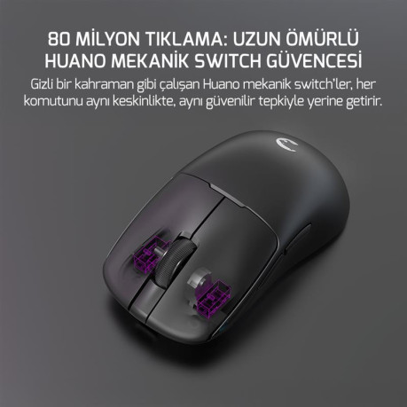 GAMEPOWER RADUS WIRELESS GAMING MOUSE BLACK