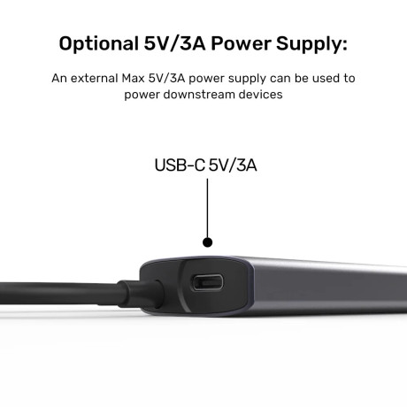 UNITEK UHUB Q4 4-IN-1 10GBPS USB-C HUB (H1112DGY01)