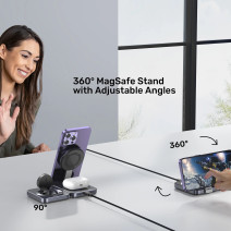 UNITEK QI2 3-IN-1 SARJ ISTASYONU (P1300AGY01)