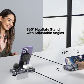 UNITEK QI2 3-IN-1 SARJ ISTASYONU (P1300AGY01)