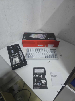 ASUS ROG AZOTH/NX SNOW/PBT/UK/BEYAZ KLAVYE(OUTLET)
