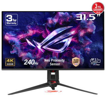 32 ASUS ROG SWIFT PG32UCDMR 0.03MS 240HZ OLED G-SYNC HDR400 UHD GAMING