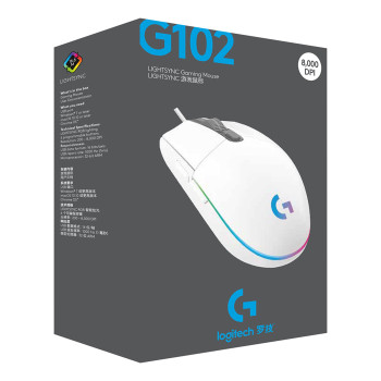 LOGITECH G G102 910-005824 OYUNCU MOUSE BEYAZ