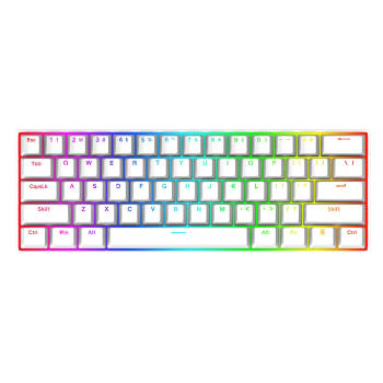 REDRAGON K630W-RGB DRAGONBORN BEYAZ KABLOLU KLAVYE