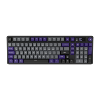 HAWK GAMING HK258GP KABLOSUZ GRI MOR GAMING KLAVYE