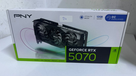 PNY RTX5070 12GB GDDR7 192bit( VCG507012TF(OUTLET)
