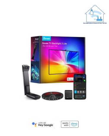 GOVEE ENVISUAL LED 3 LITE 40-50INC - H60973D1
