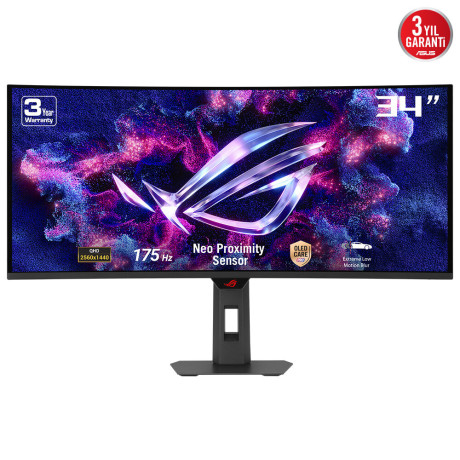 34 ASUS ROG STRIX XG34WCDG 0.03MS 175HZ UWQHD ADAPTIVE-SYNC OLED CURVED GAMING