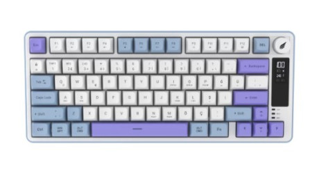 HAWK GAMING HK255BP MAVI MOR KABLOSUZ KLAVYE