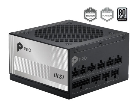 MSI PRO A850PL PCIE5 850W 80+ PLATINUM PSU