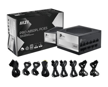 MSI PRO A850PL PCIE5 850W 80+ PLATINUM PSU