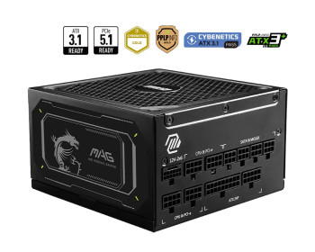 MSI MAG A1000GL PCIE5 II 1000W 80+ GOLD SİYAH FULL MODULER GÜÇ KAYNAĞI