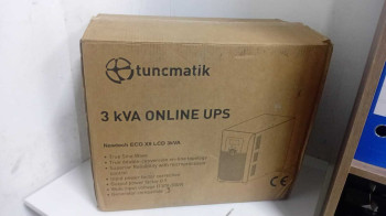Tunçmatik Newtech Eco X9 Lcd 3 KVA 1/1 On-(OUTLET)