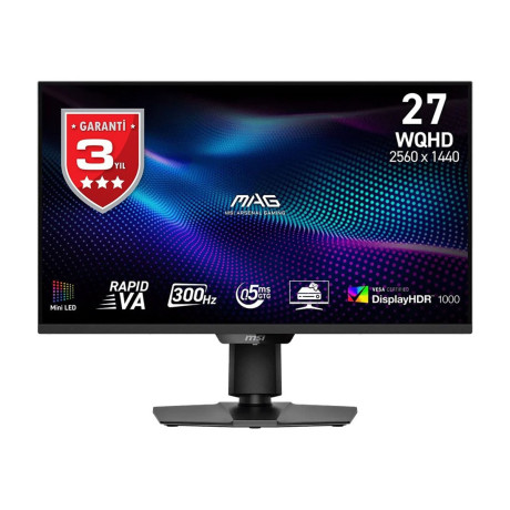 27 MSI MAG 274QPF X30MV 0.5MS 300HZ 2K WQHD ADAPTIVE SYNC PIVOT 
